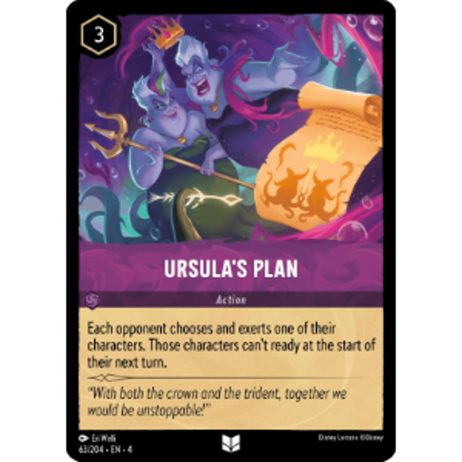 LORCANA Ursula's Plan [Uncommon] / Ursula's Plan - 63/204-EN-4