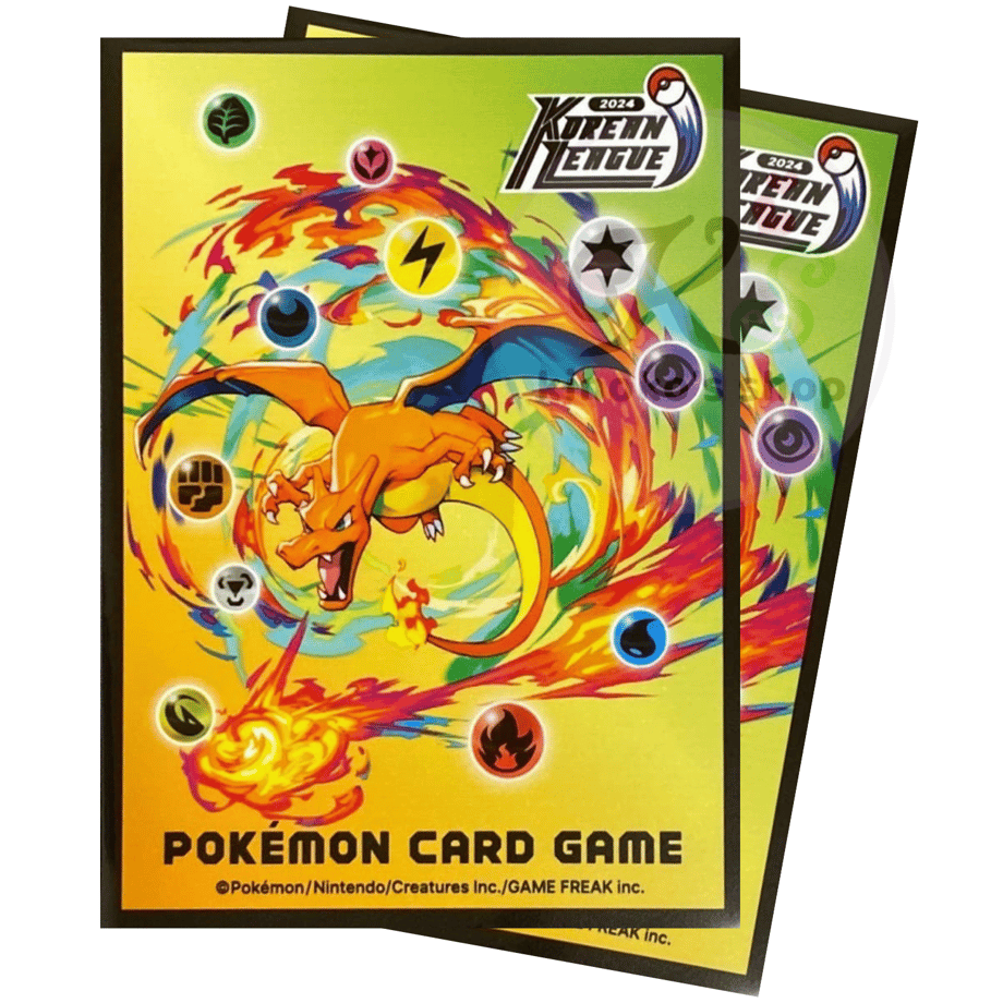 Korea Tournament Exclusive 2024 Korean League Charizard Sleeves (64 pieces)