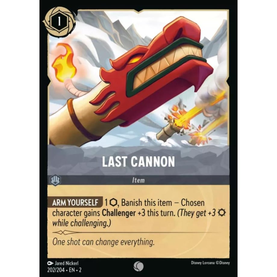 LORCANA Last Cannon [Common] / Last Cannon - 202/204-EN-2