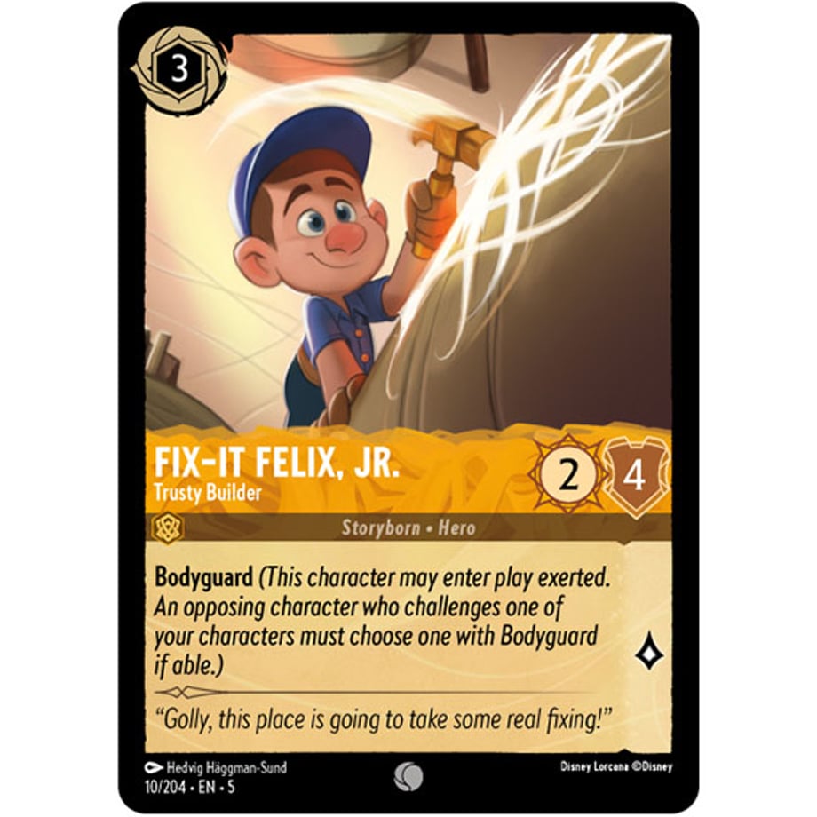 LORCANA Fix-It Felix, Jr. (Trusty Builder) - 10/204-EN-5