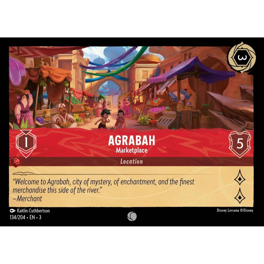 LORCANA Agrabah (Marketplace) - 134/204-EN-3