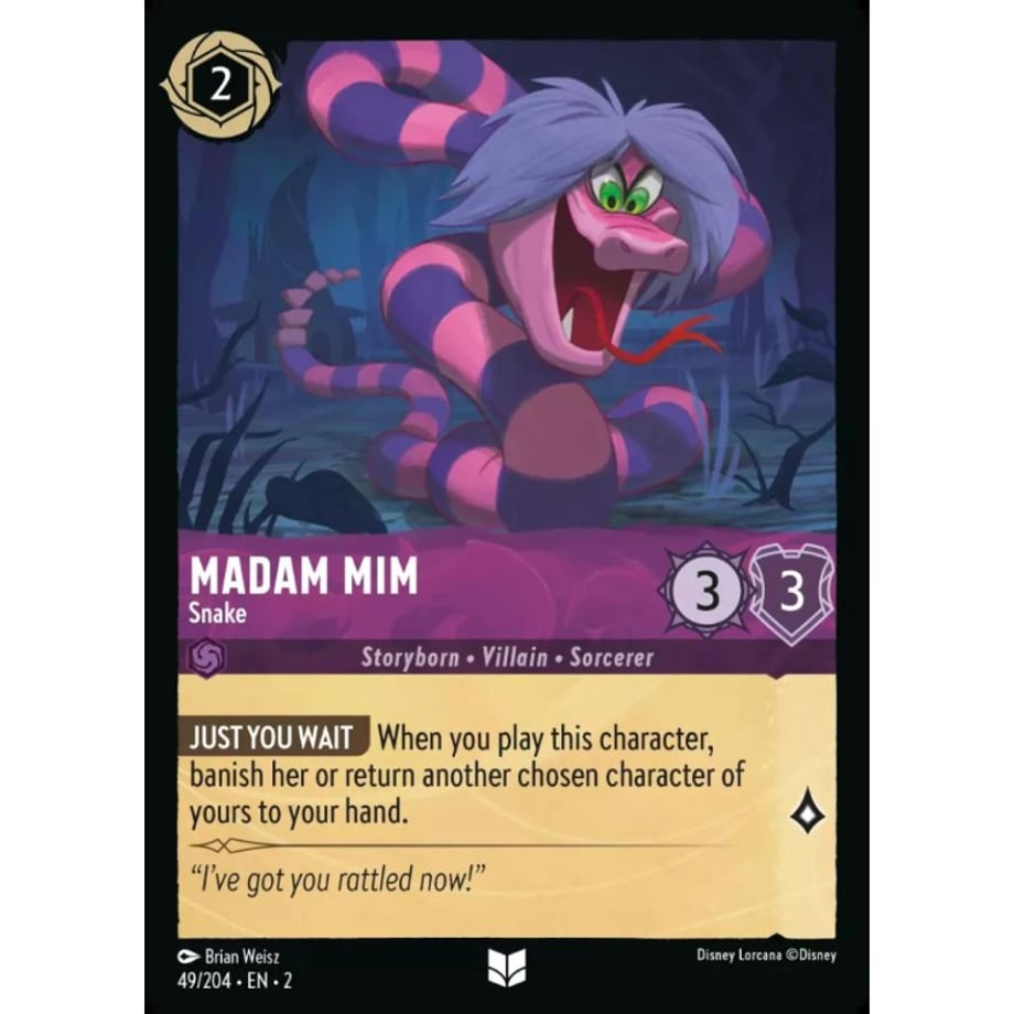 LORCANA Madam Mim (Snake) - 49/204-EN-2