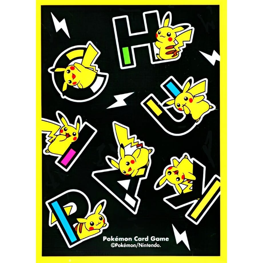 [Rose] Japanese Pokemon Center Exclusive PIKAPIKACHU BK Sleeve (2020)