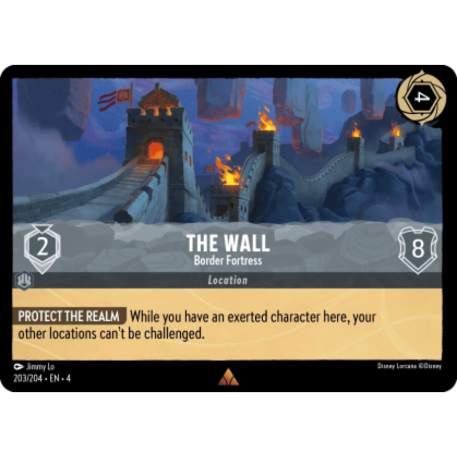 LORCANA The Wall (Border Fortress) - 203/204-EN-4