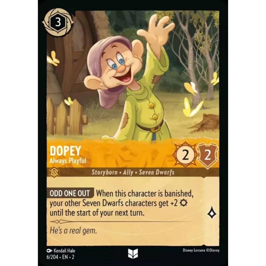 LORCANA Dopey (Always Playful) - 6/204-EN-2