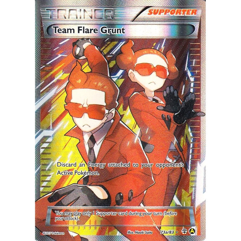 Team Flare Grunt (SR version) - Alternate Art Promos (73a/83)