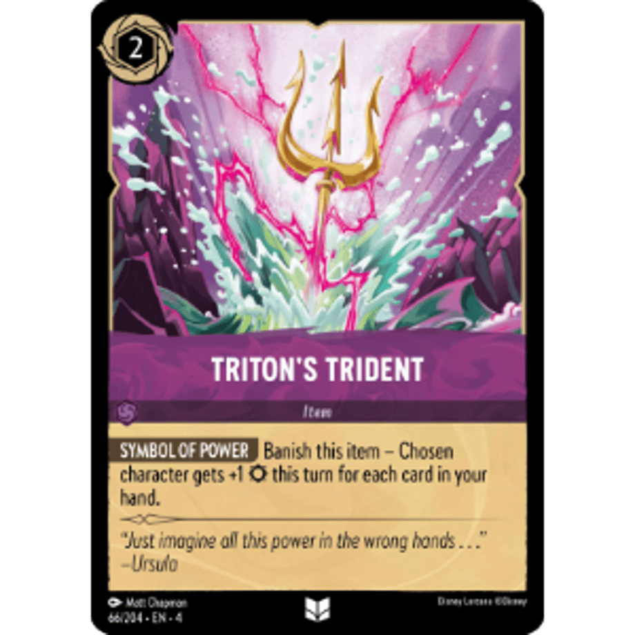 LORCANA Triton's Trident [Uncommon] / Triton's Trident - 66/204-EN-4