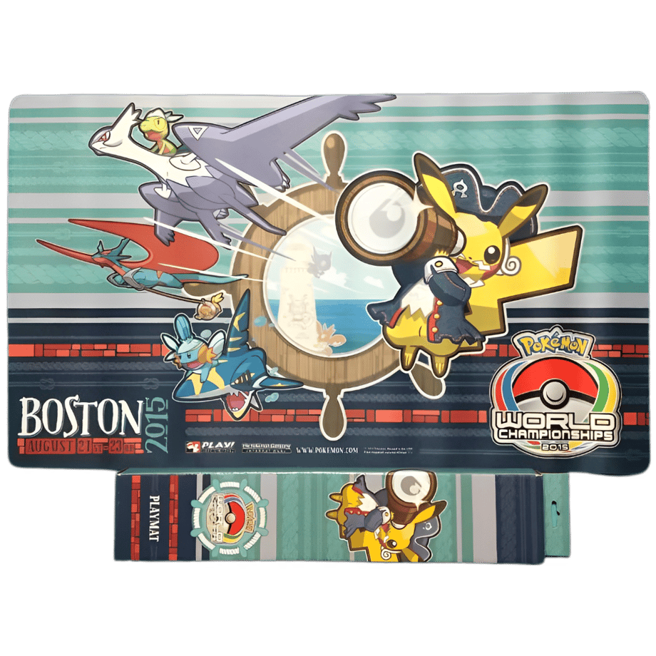 Pokemon Card 2015 World ChampionShips Boston Playmat [With outer box]