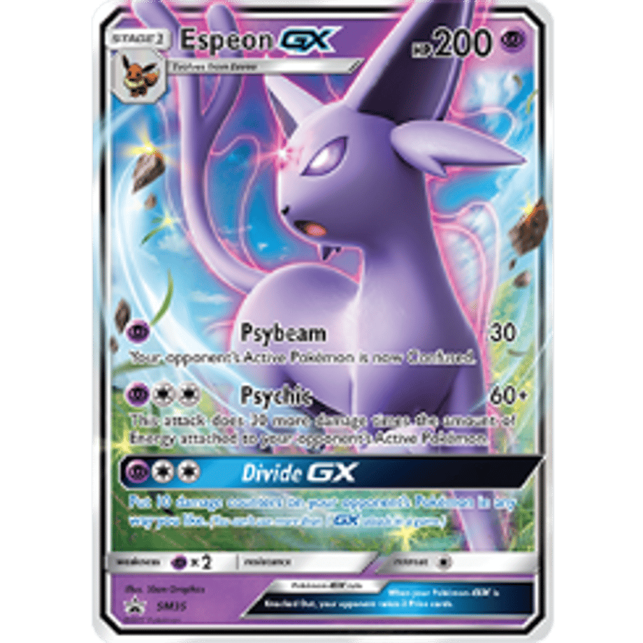 [Jumbo Card] Espeon GX SM35 [Extra Large Size (146mm x 203mm)]