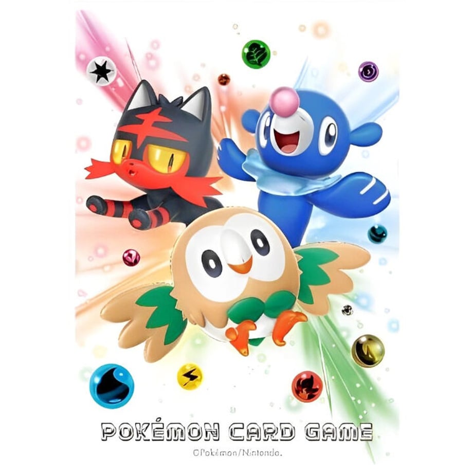 [Rose] Japanese version Rowlet, Litten and Popplio sleeve (2016)