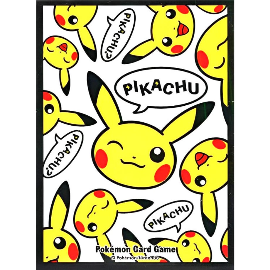 【バラ】 日版 ポケセン限定 PIKACHU PIKACHU スリーブ (2019)