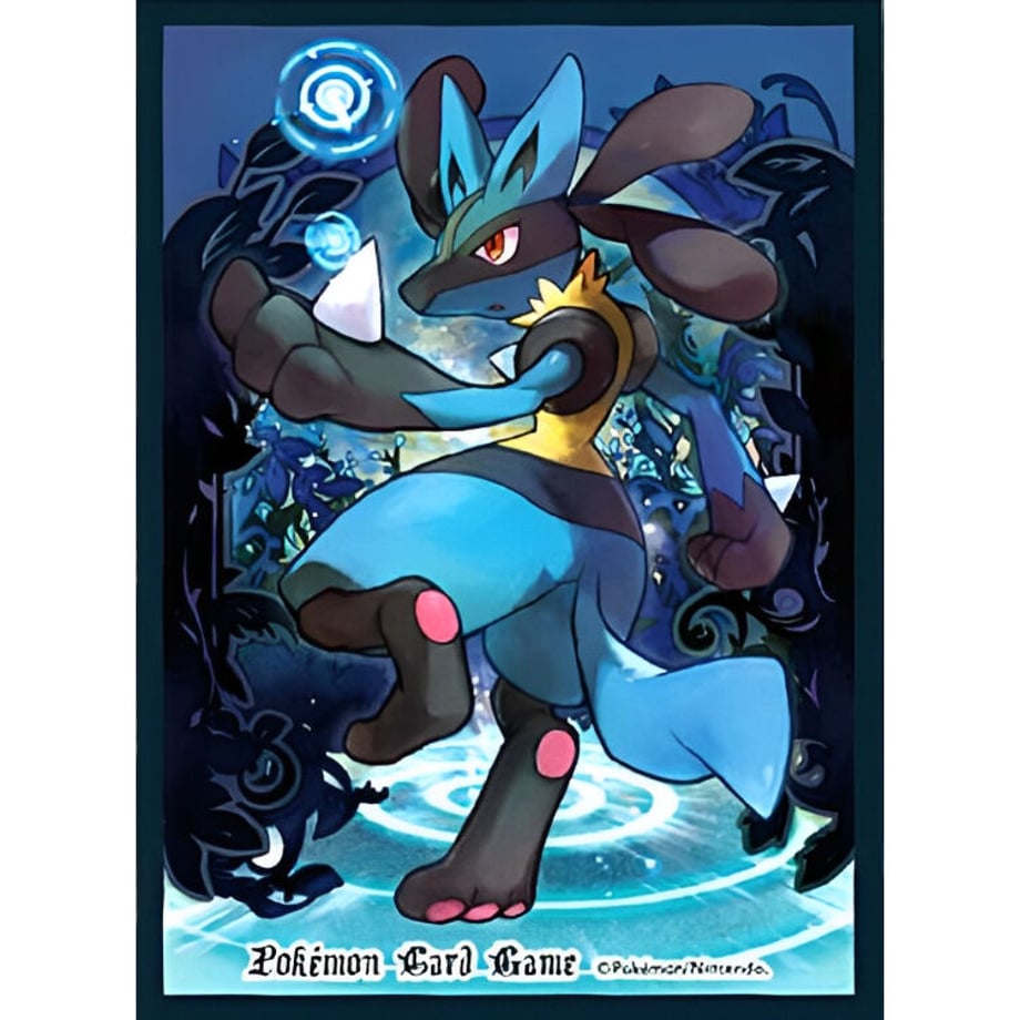 [Rose] Japanese version Pokemon Center exclusive Lucario no Hado sleeve (2017)