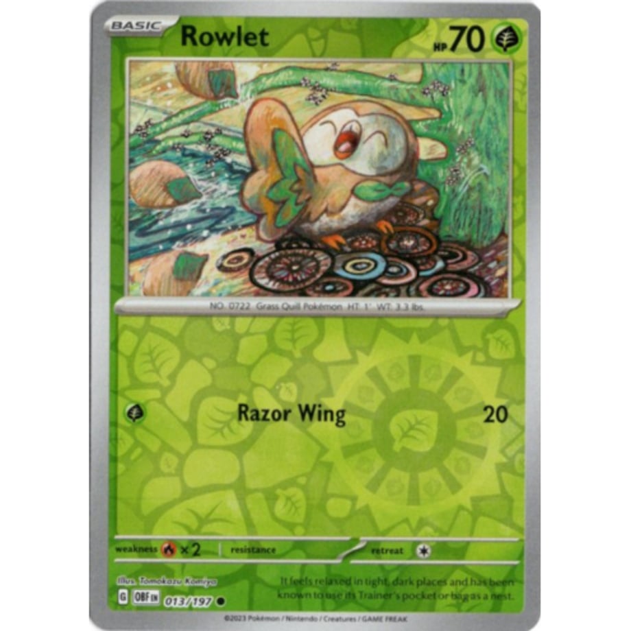 Rowlet - Obsidian Flames (013/197)