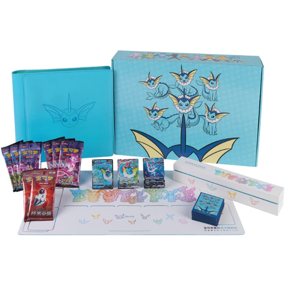 [Box may be crushed] Pokemon Card Chinese Simplified Edition Eevee Gift Box [Vaporeon]