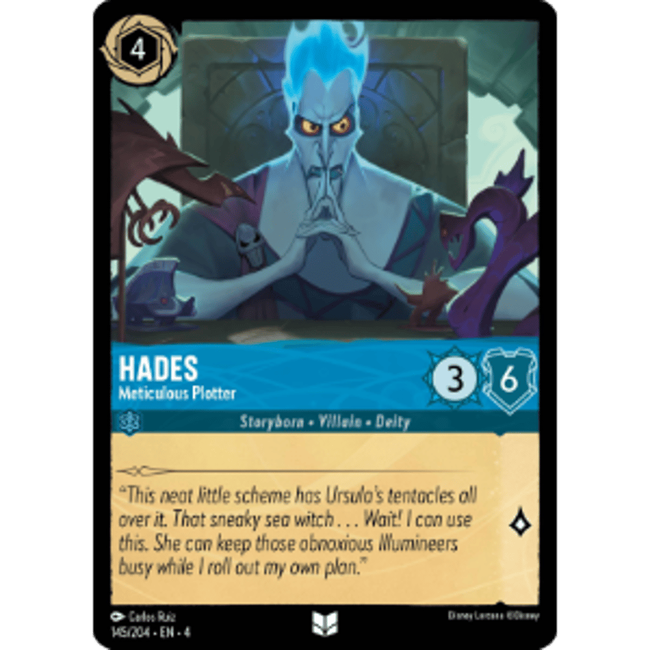 LORCANA Hades [Uncommon] / Hades (Meticulous Plotter) - 145/204-EN-4