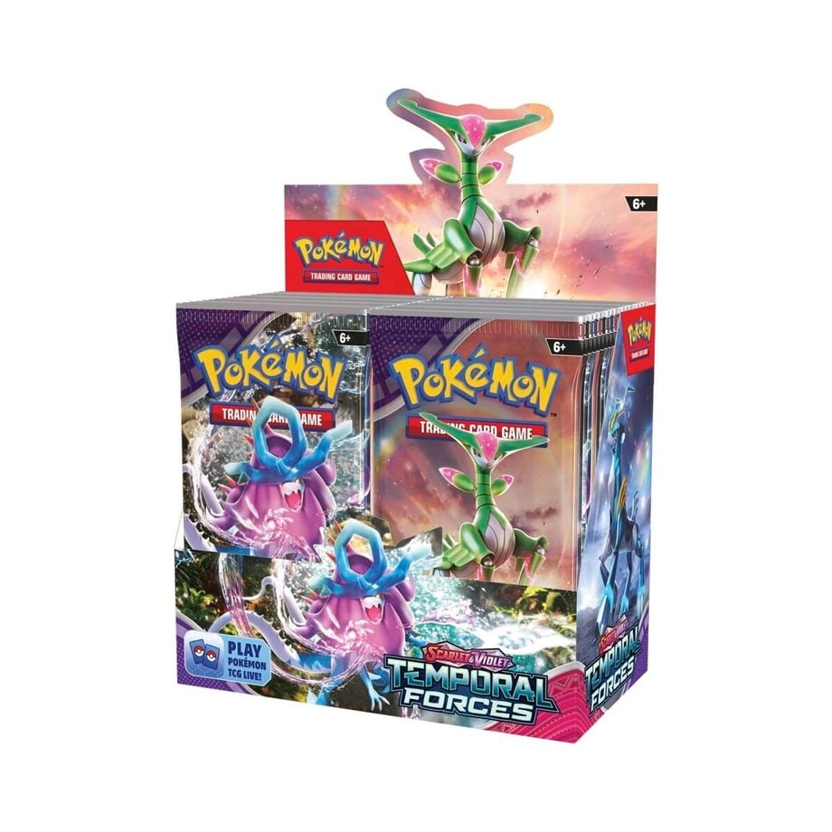 【箱潰れの場合があります】ポケモンカード Temporal Forces Booster Box (36 Packs)