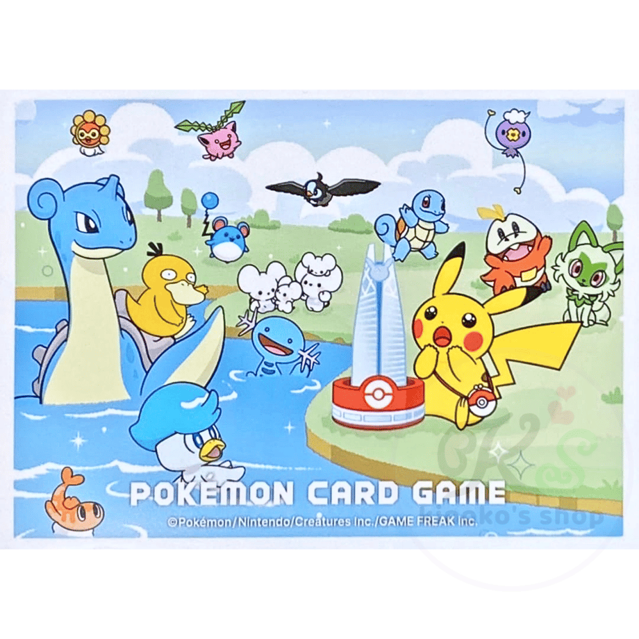 [Rose] Korea limited Pokemon Town picnic ver. sleeve (2024)