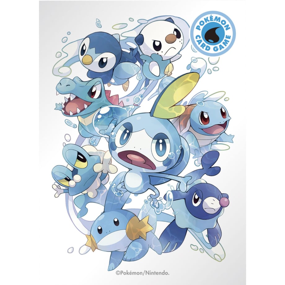 [Rose] Japanese Pokemon Center Exclusive Type Fighters Water Sleeve (2019)