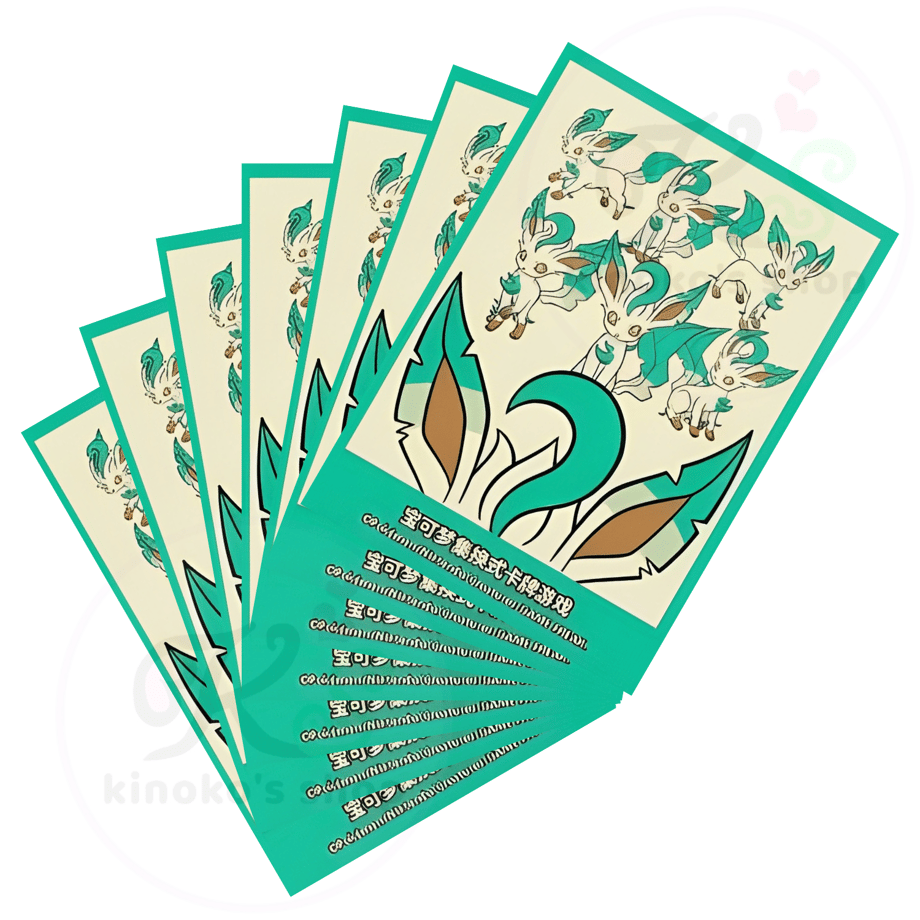 China BOX exclusive Leafeon card sleeves (64 cards)