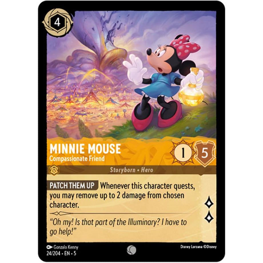 LORCANA Minnie Mouse [Common] / Minnie Mouse (Compassionate Friend) - 24/204-EN-5