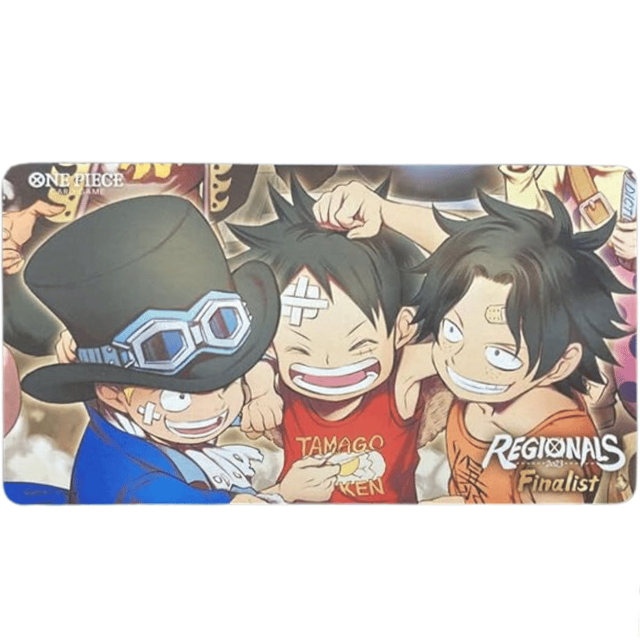 ONE PIECE CARD REGIONALS finalist Playmat [Luffy, Sabo, Ace] (2023)