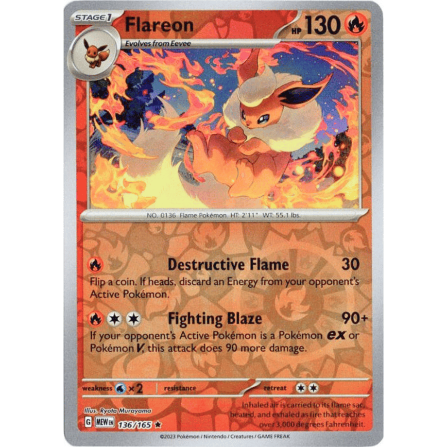 Booster [Rivaholo] / Flareon - Scarlet &amp; Violet 151(136/165)