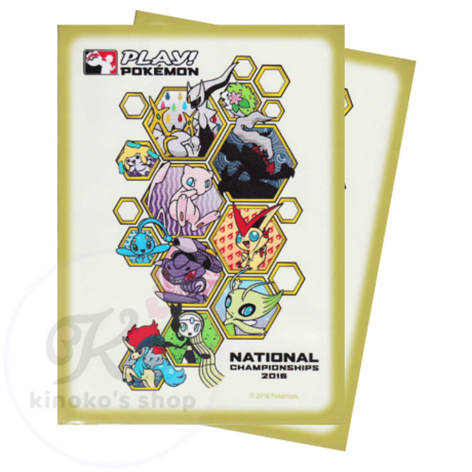 Pokemon Card 2016 US National Championships -MYTHICALS- Sleeves (65 Cards)