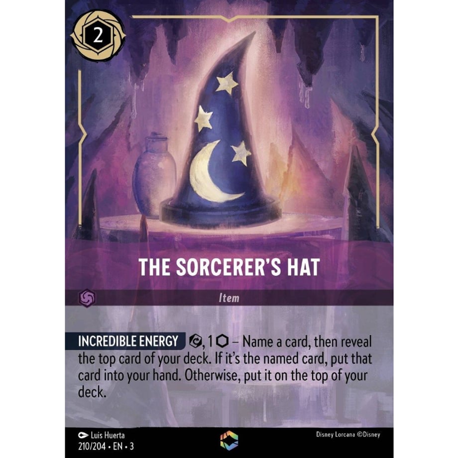 LORCANA The Sorcerer's Hat - 210/204-EN-3