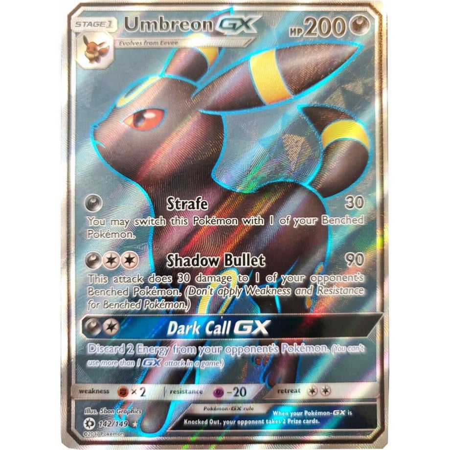 Umbreon GX - SM Base Set (142/149)