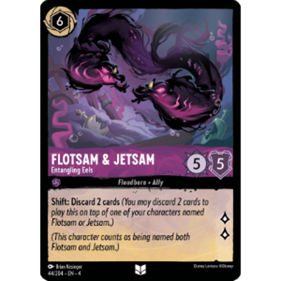 LORCANA Flotsam &amp; Jetsam (Entangling Eels) - 44/204-EN-4