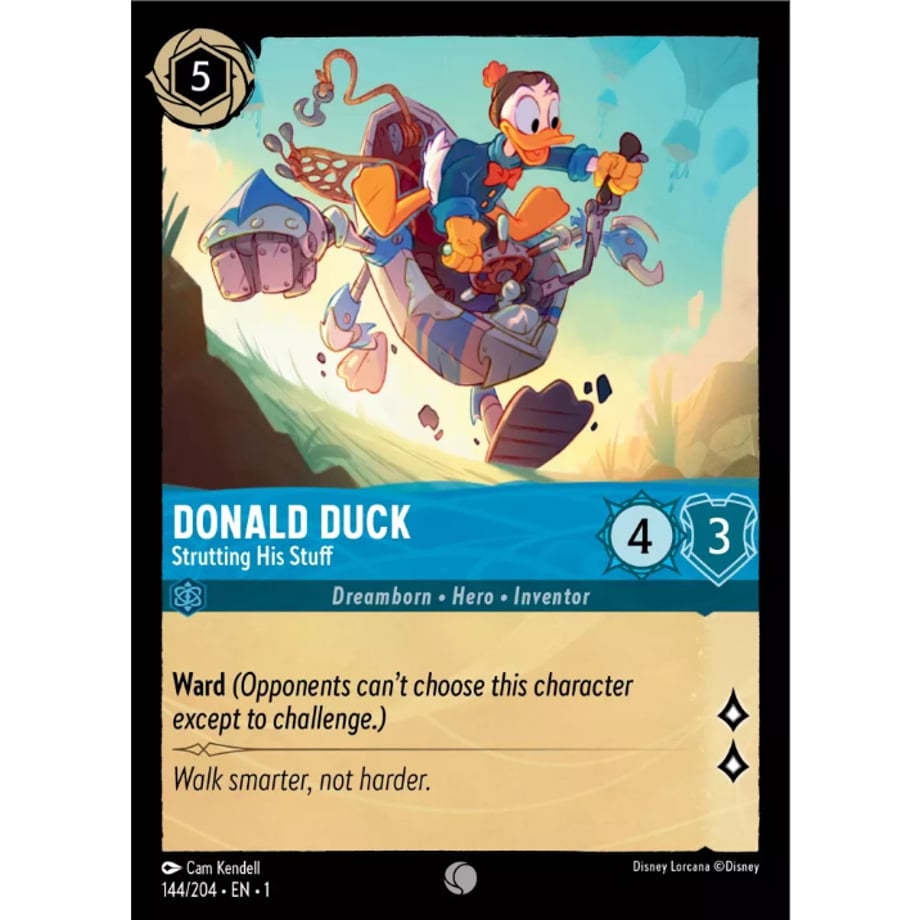 LORCANA Donald Duck (Strutting His Stuff) - 144/204-EN-1