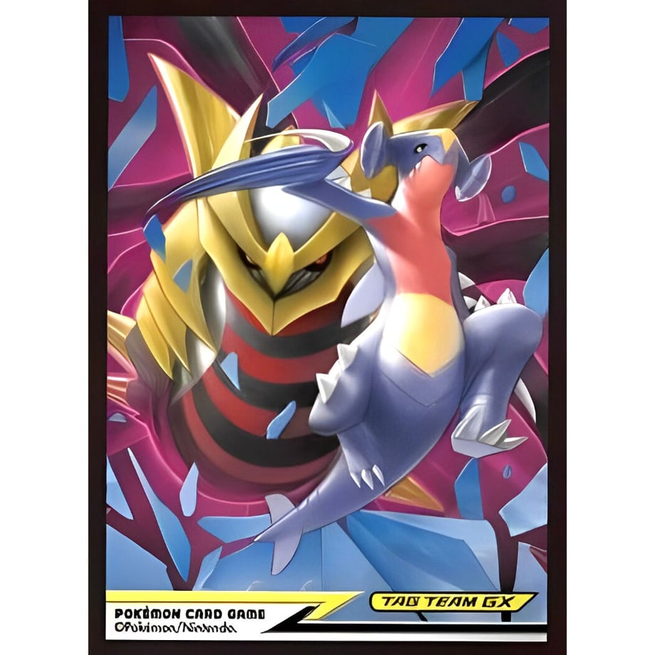 【バラ】 日版 ガブリアス&ギラティナ TAG TEAM GX スリーブ (2019)