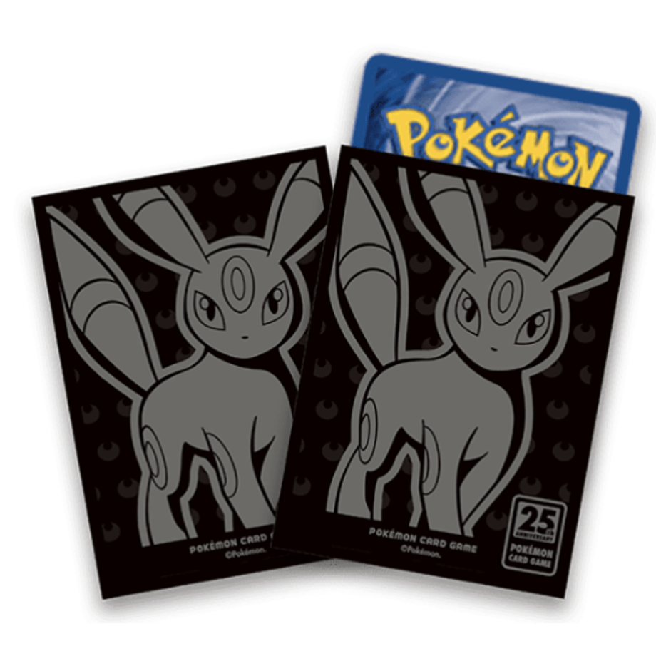 Pokemon Card 25th Anniversary Collection Box Blacky Card Sleeves (64 Cards)