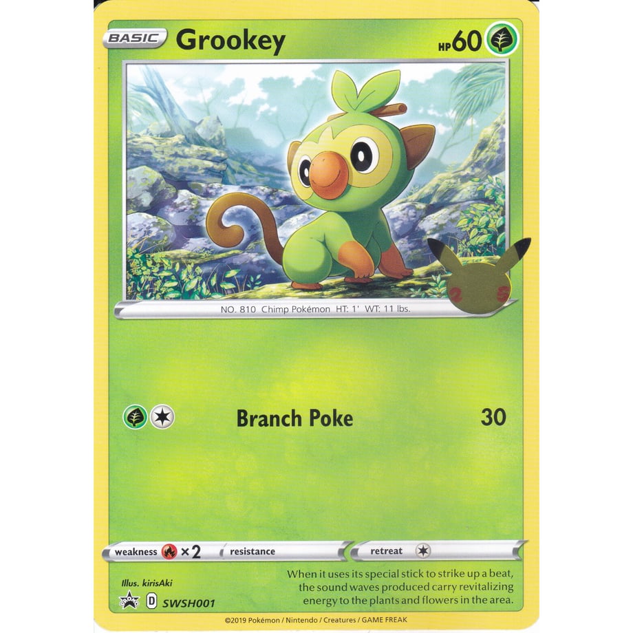 [Jumbo Card] Grookey [Regular Size (134mm x 187mm)]