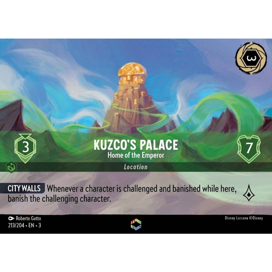 LORCANA Kuzco's Palace (Home of the Emperor) - 213/204-EN-3