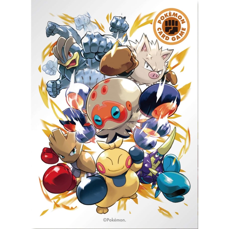 [Rose] Japanese Pokemon Center Exclusive Type Fighters Fighting Sleeve (2020)