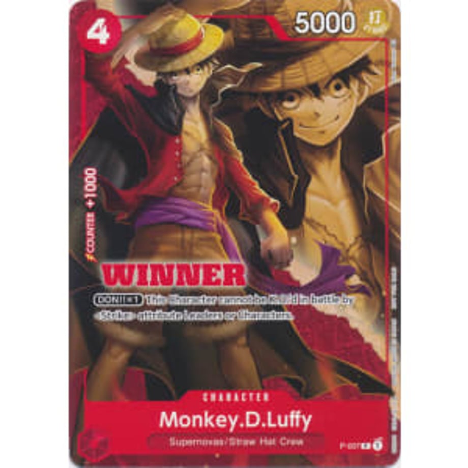 [English version] One Piece Card Monkey D. Luffy Winner Pack Vol. 1/ Monkey.D.Luffy (English P-007)