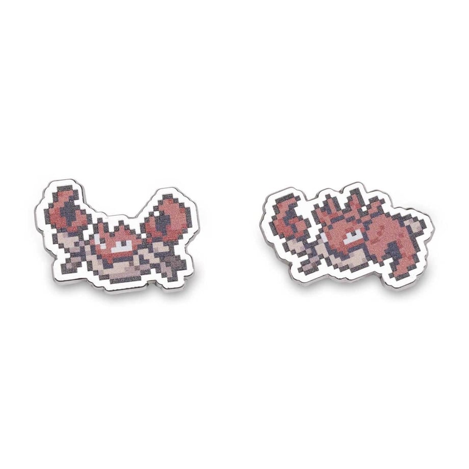 Pokémon Center Exclusive Club Kingler Pixel Pin