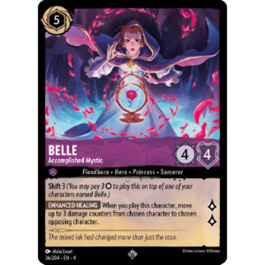 LORCANA Belle (Accomplished Mystic) - 36/204-EN-4