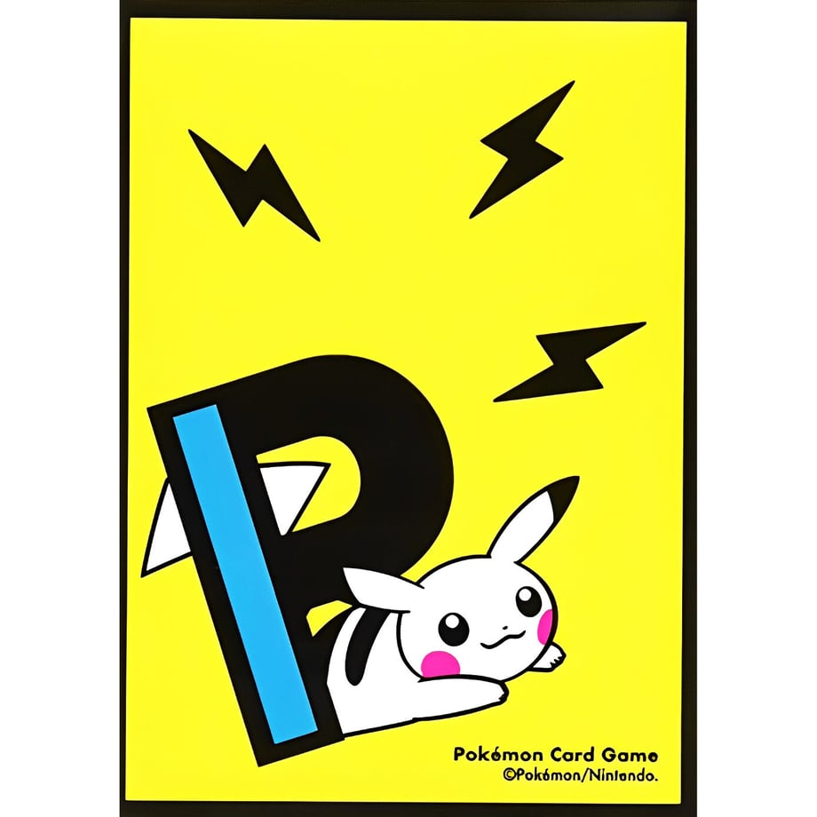 【バラ】 日版 ポケセン限定 PIKAPIKACHU YE スリーブ (2020)