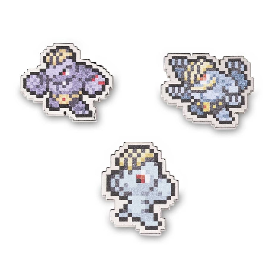 Pokémon Center Exclusive Pixel Pin of Gorilla, Machamp, and Ryke