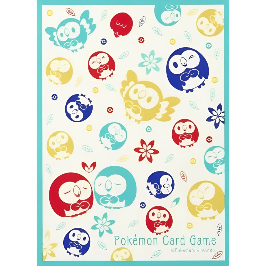 [Rose] Japanese version Pokemon Center exclusive Japanese pattern Rowlet sleeve (2017)