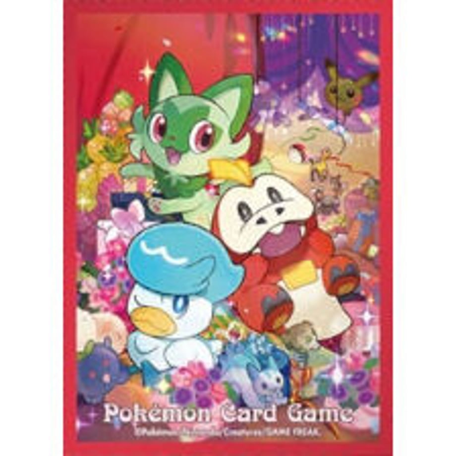 [Rose] Japanese version Pokemon Center exclusive gift sleeves for Meowha, Hogtail, and Kwass (2023)