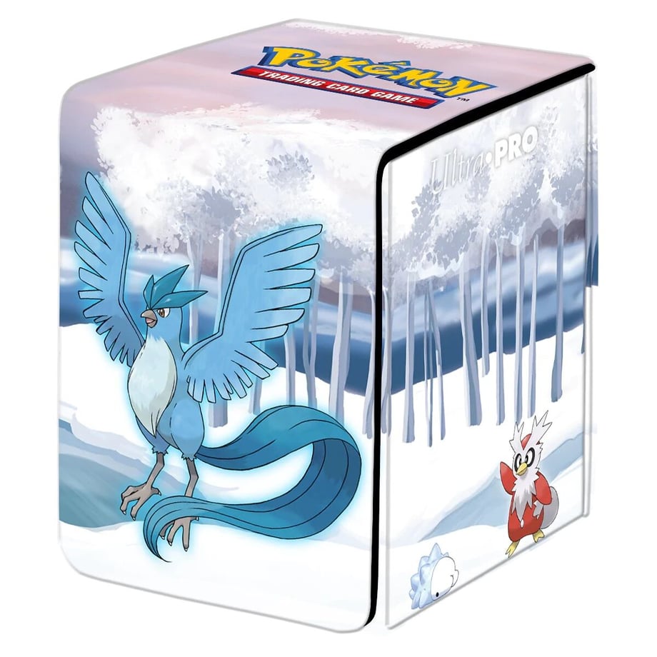 Pokemon Card Ultra Pro Flip Deck Case Gallery Series Frosted Forest