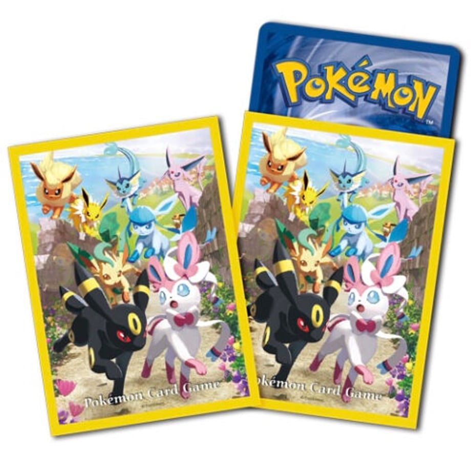 Asia-exclusive Eevee Heroes pack sleeves (64 pieces)