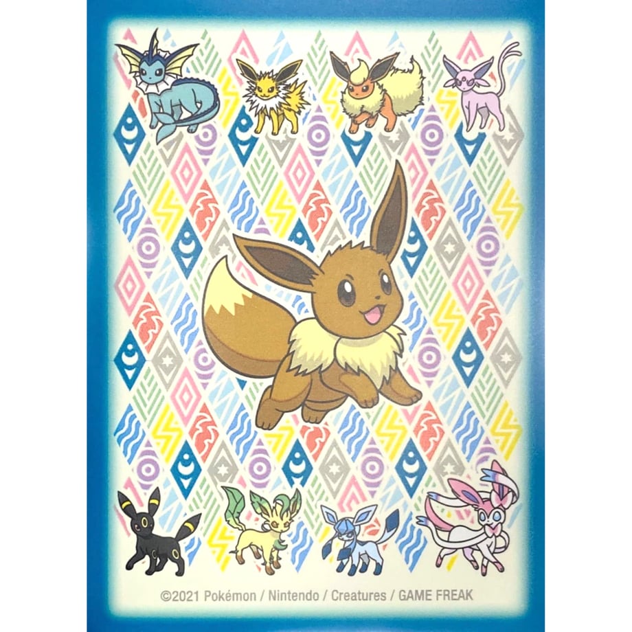 【バラ】 海外ポケセン仕様 Eevee Prismatic (イーブイズ) スリーブ 【再販版】  (2023)