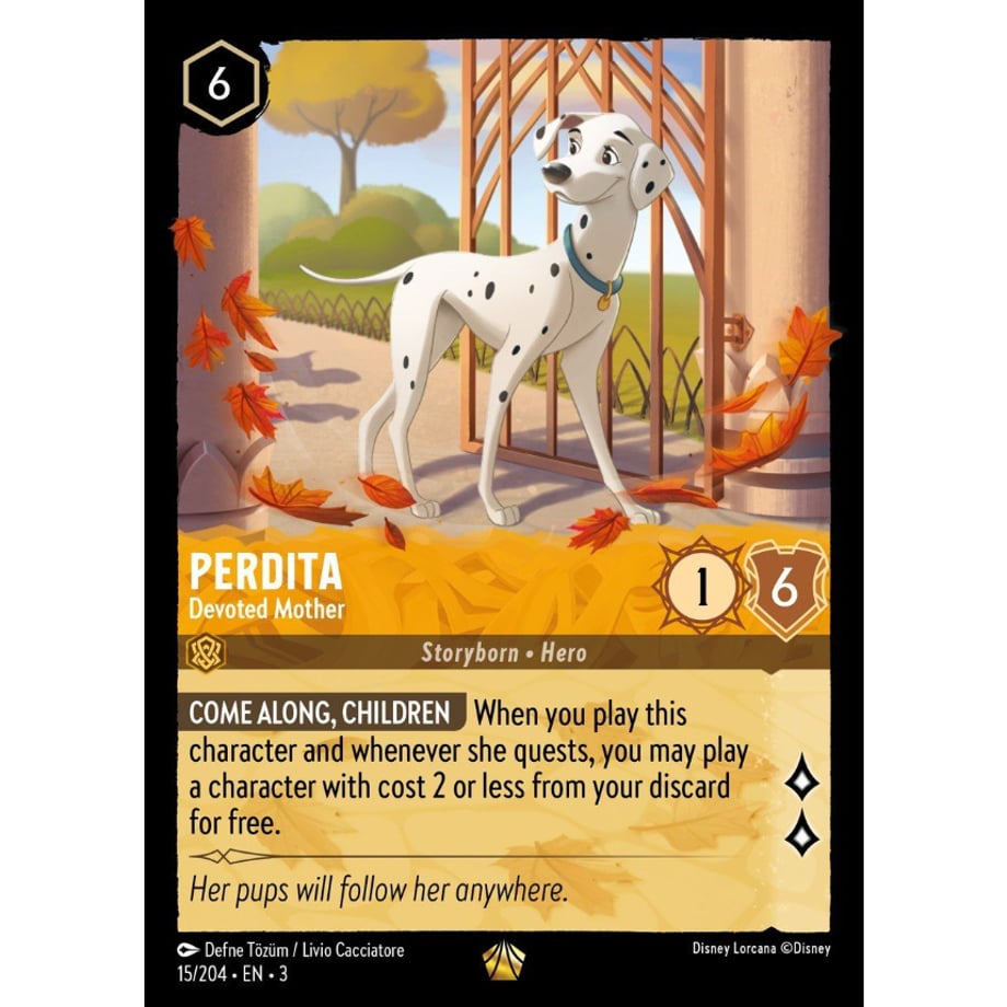 LORCANA Perdita [Legendary] / Perdita (Devoted Mother) - 15/204-EN-3