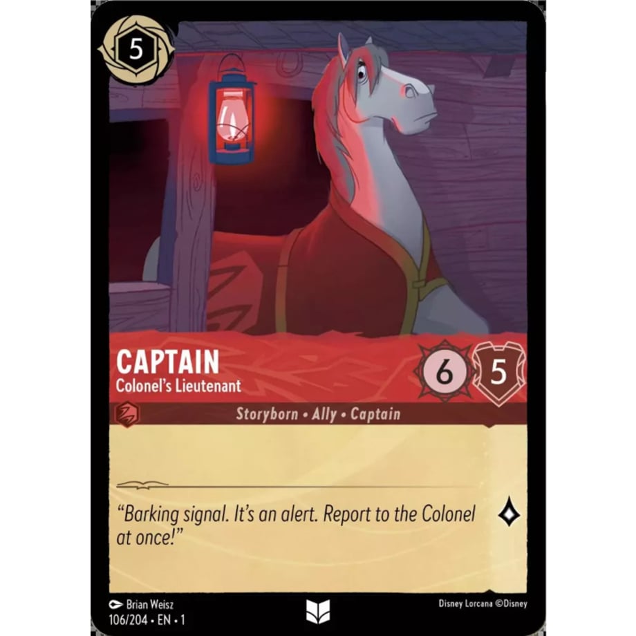 LORCANA Captain (Colonel's Lieutenant) - 106/204-EN-1