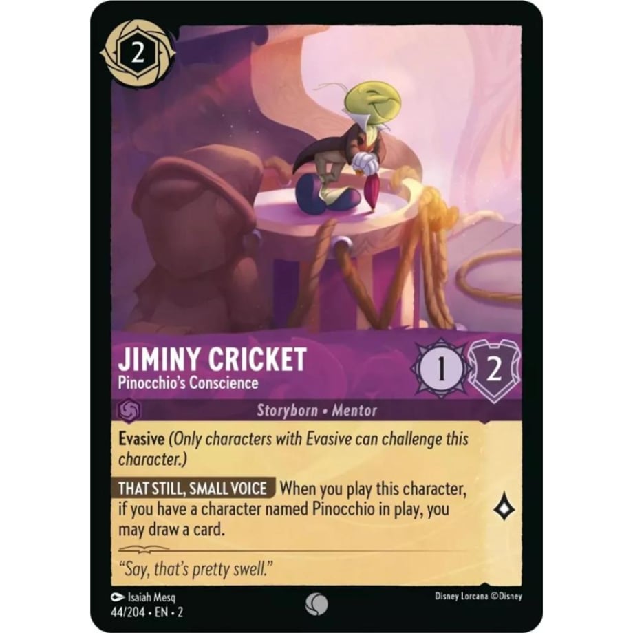 LORCANA Jiminy Cricket (Pinocchio's Conscience) - 44/204-EN-2