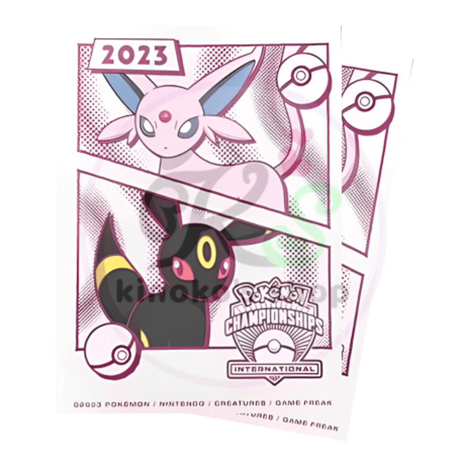 Pokemon Card 2023 Europe / North America International Championships Sleeves (65 Cards)